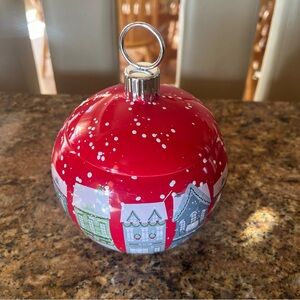 Festive Red Holiday Ornament